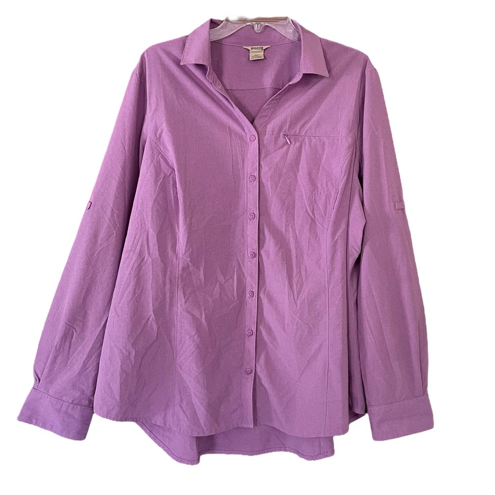𝅺Duluth Trading Women’s Breezeshooter Shirt Top Size XXL